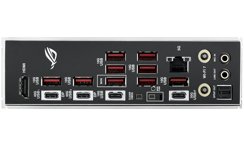 ASUS ROG STRIX X870E-E GAMING WIFI / X870E / AM5 / 4x DDR5 / HDMI / M.2 / USB4 / WIFI / ATX